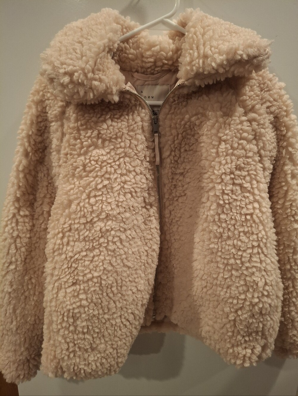 a new day Plush Sherpa Zip Jacket - Cream